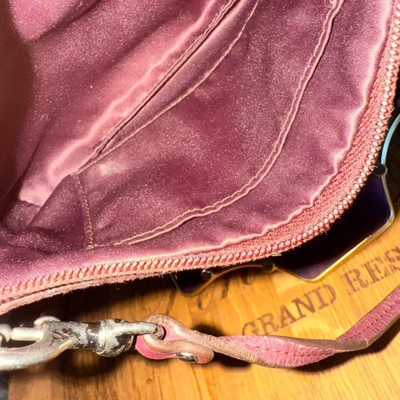 Coach  Burgundy Wristlet - Picture 6 of 6